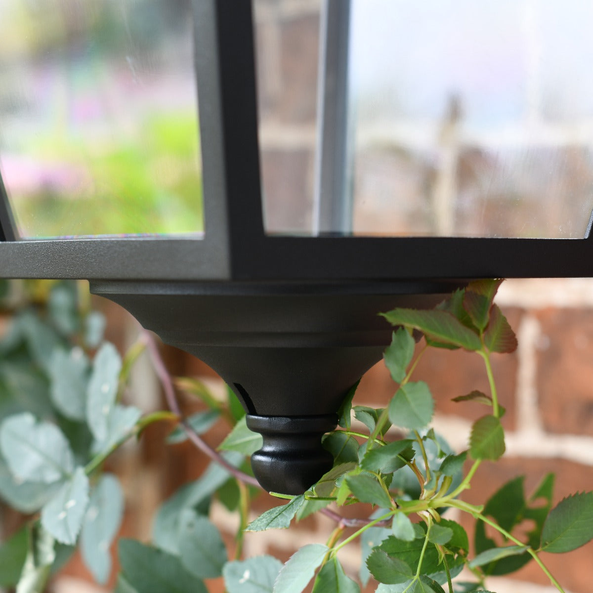 Black Simplistic Top Fix Victorian Wall Light