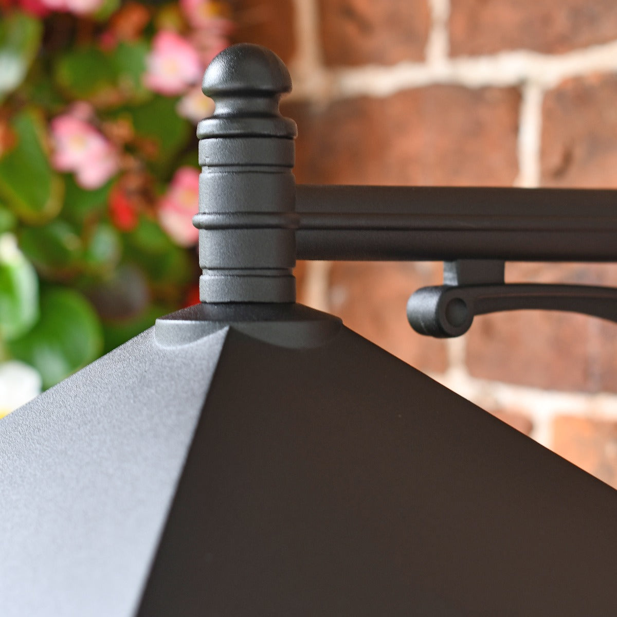 Black Simplistic Top Fix Victorian Wall Light