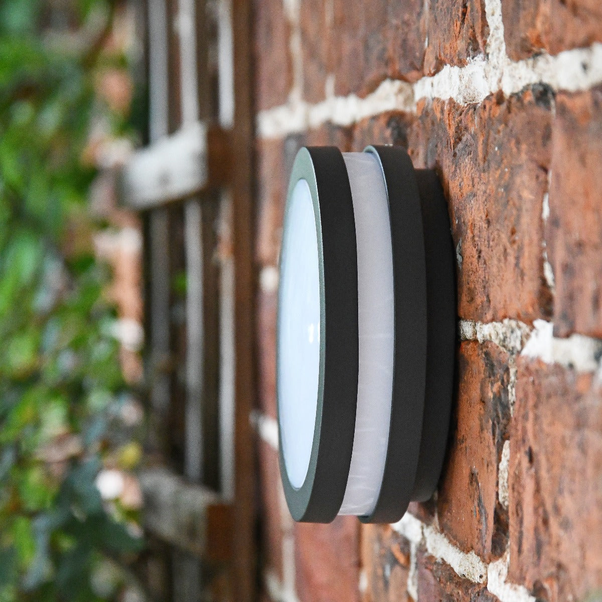 Modern Circular Garden Steps Wall Light