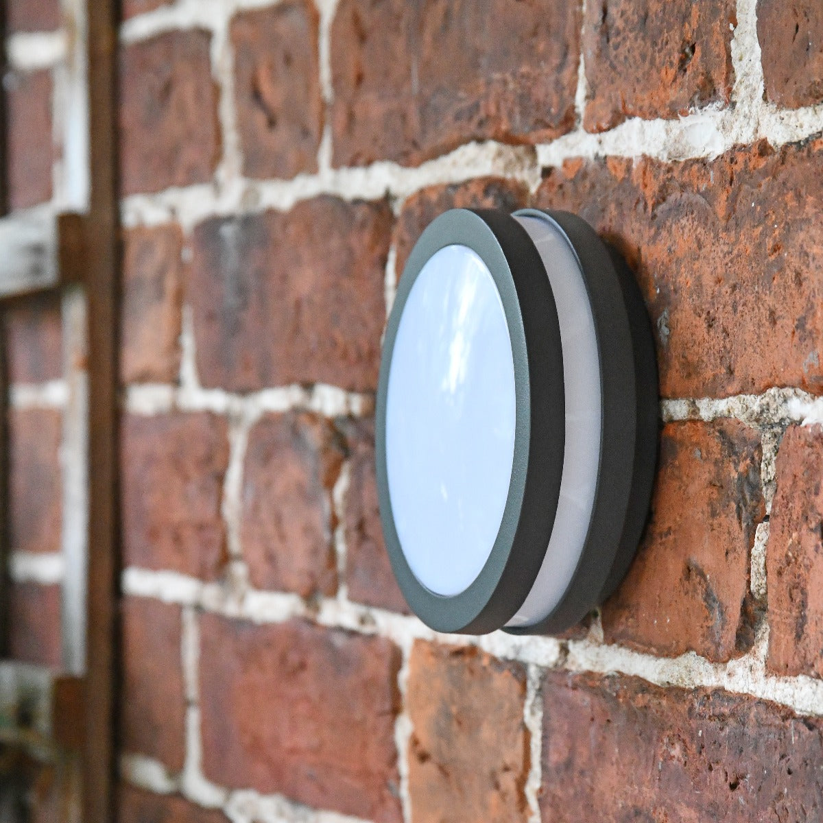 Modern Circular Garden Steps Wall Light