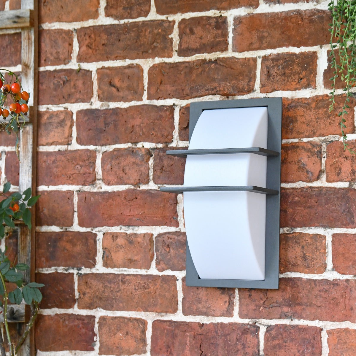 Wall Mounted Black Rectangular Light 