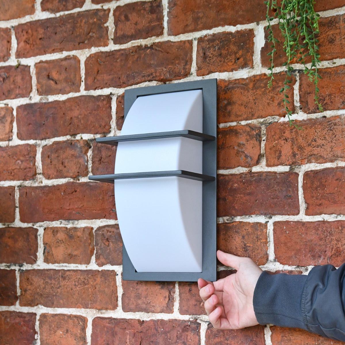 Modern Black Rectangular Wall Light 