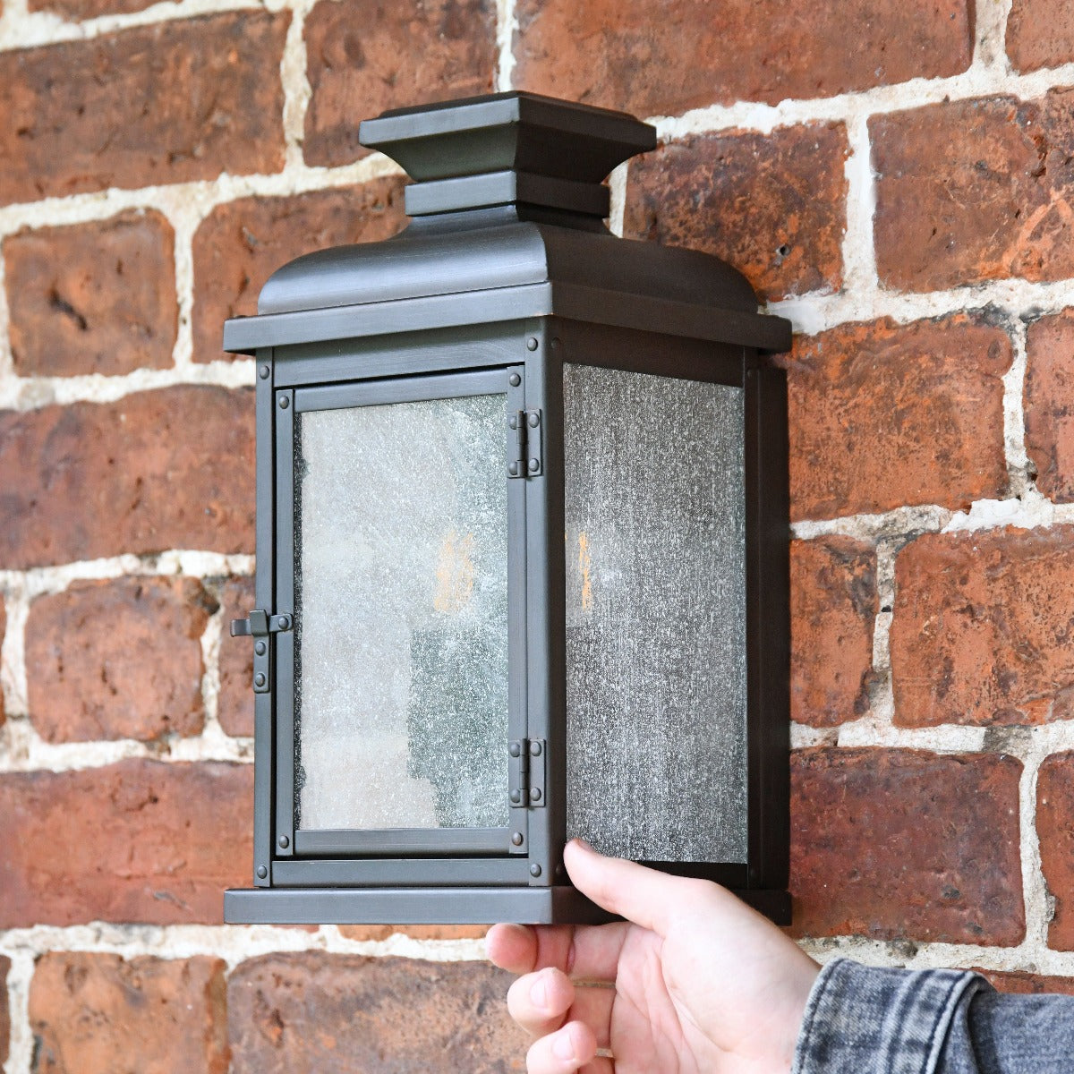 Standard "Terrington" Antique Copper Wall Lantern