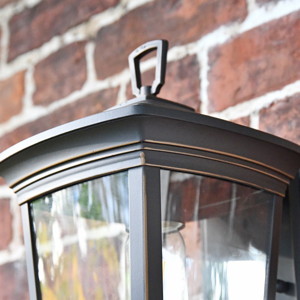 Close up of Antique Bronze Finish on framework 