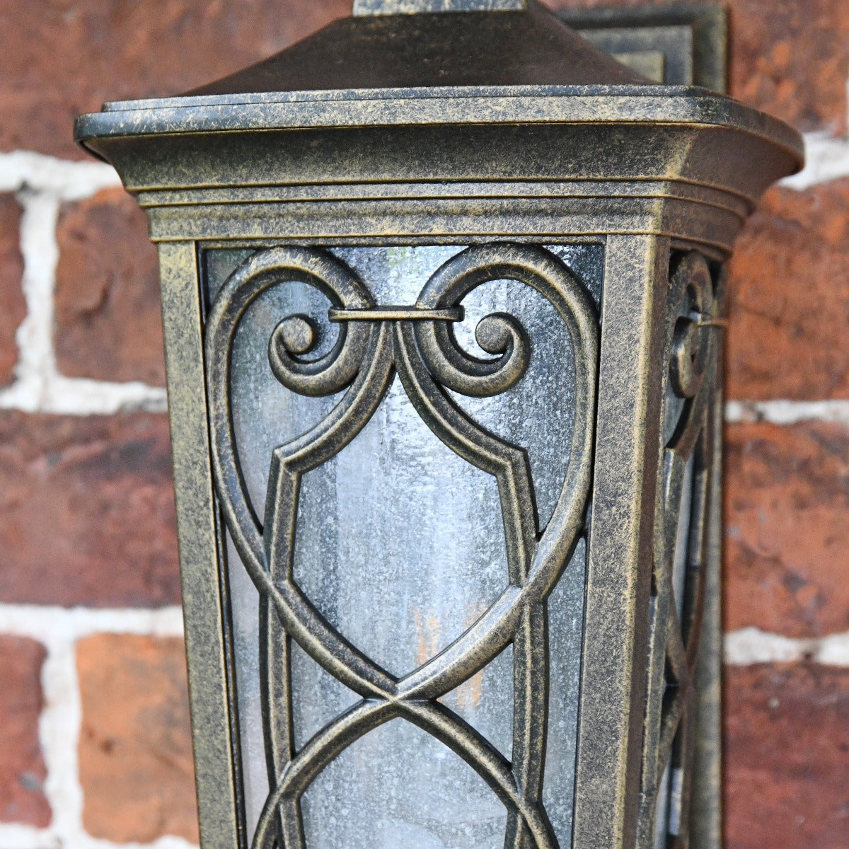 "The Westwick" Gothic Bronze Flush Wall Light