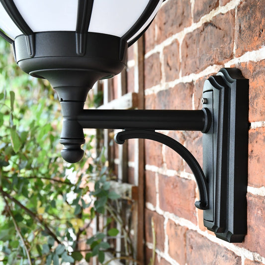 Modern Globe Outdoor Wall Light