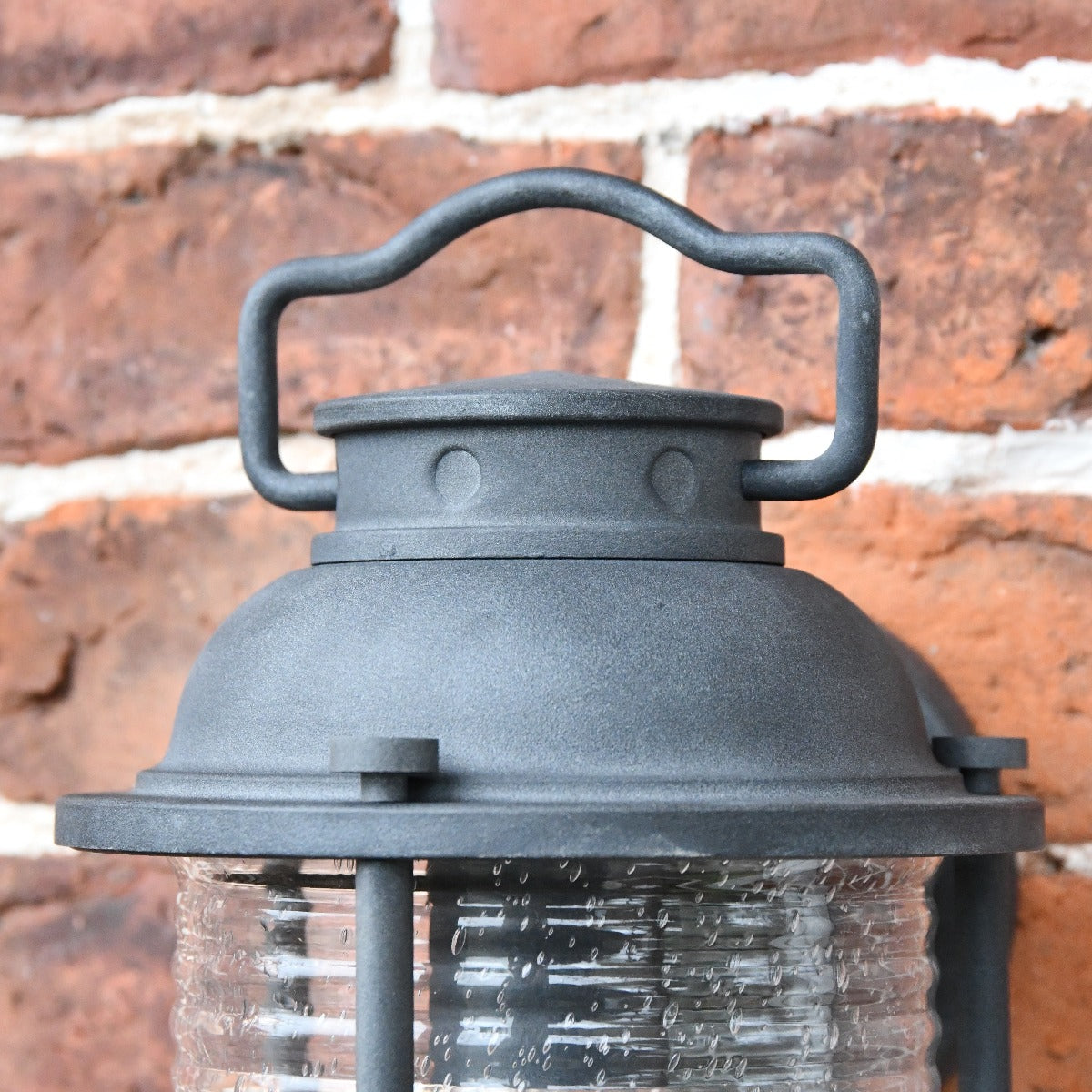 Antique Grey Colonial Style Wall Lantern