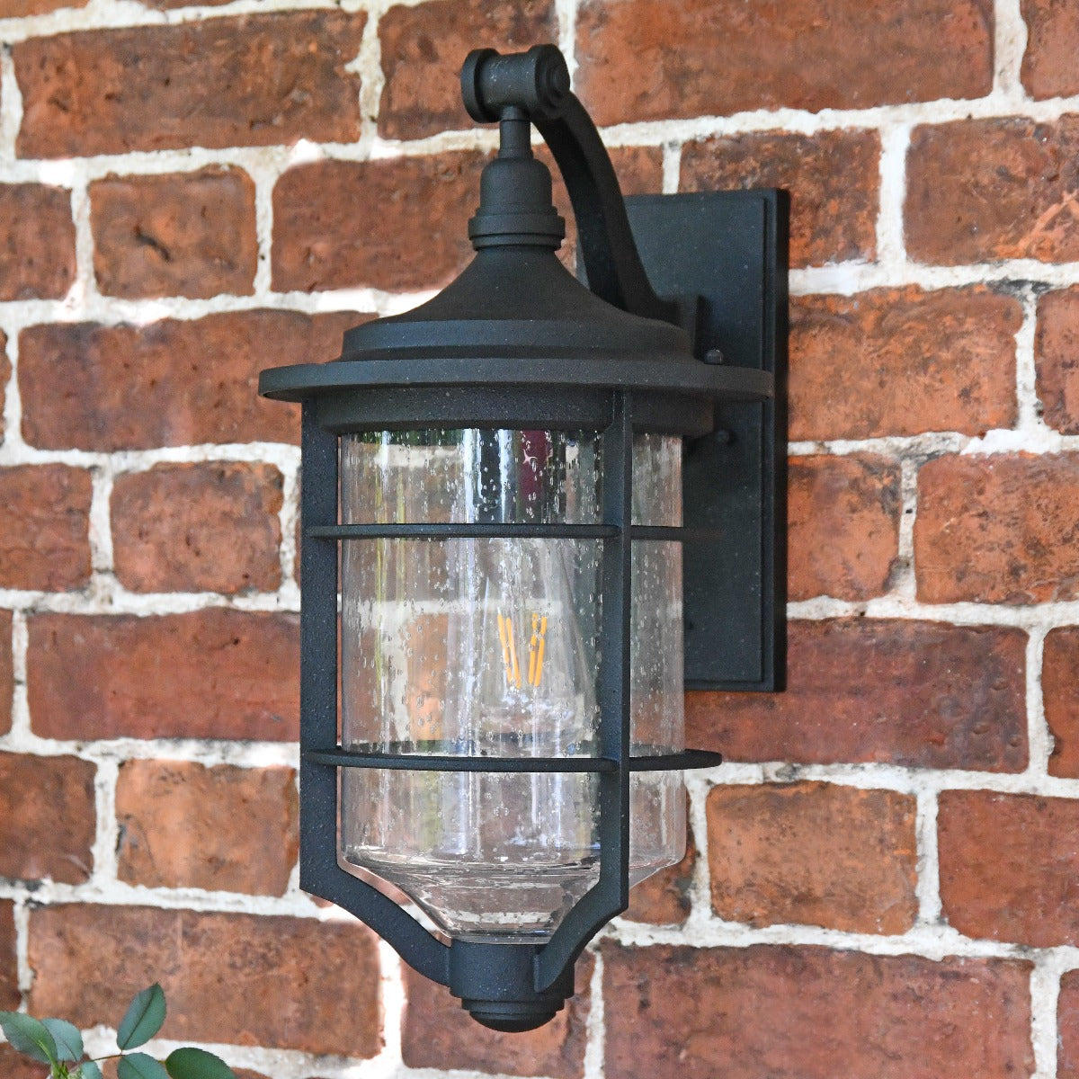 Antique Black Marine Wall Lantern