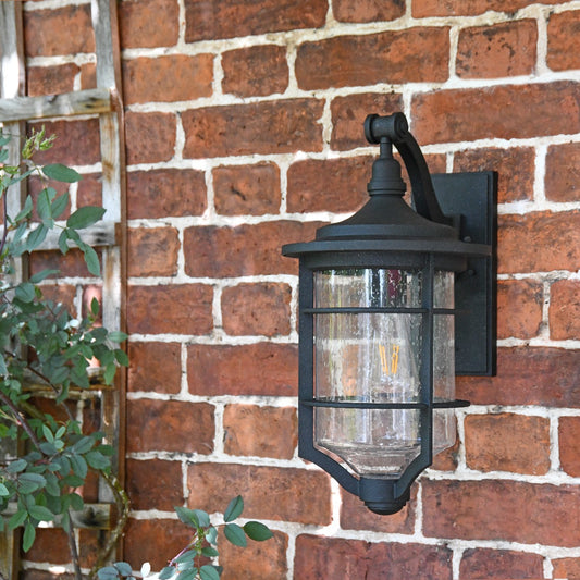 Antique Black Marine Wall Lantern