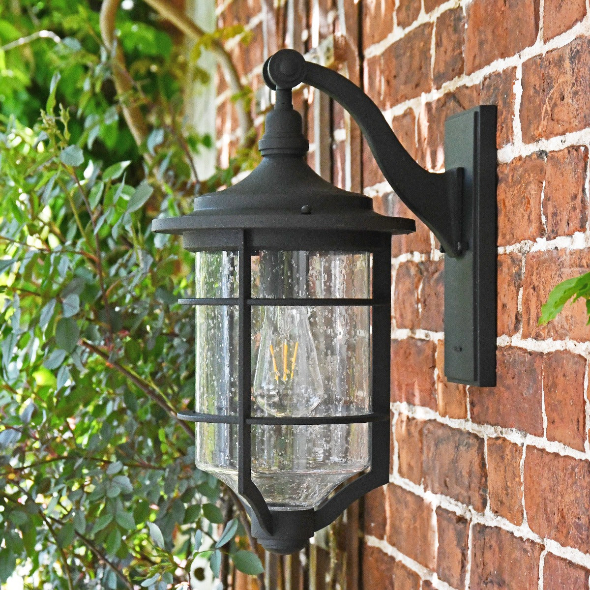Antique Black Marine Wall Lantern