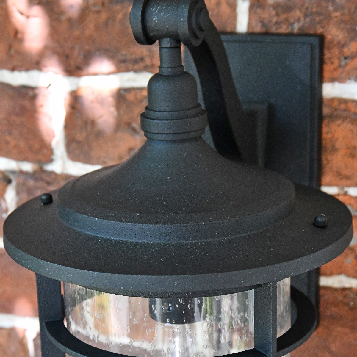 Antique Black Marine Wall Lantern