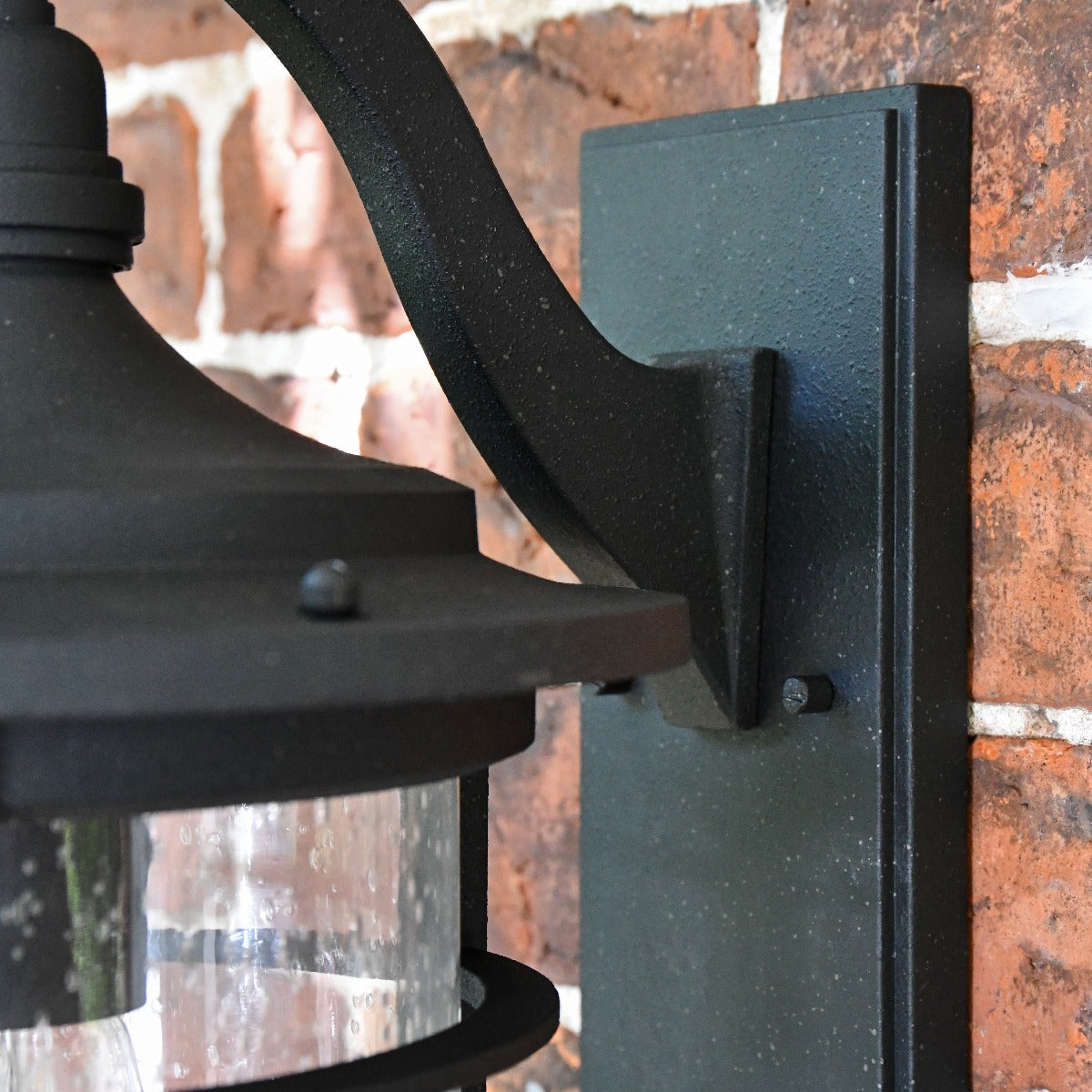 Antique Black Marine Wall Lantern