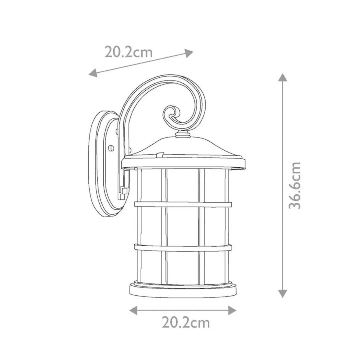 Lantern dimensions 