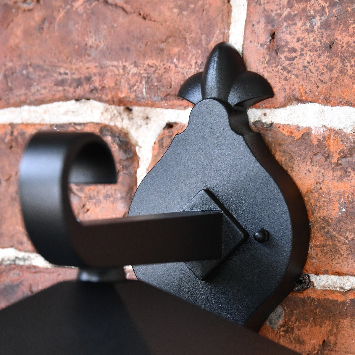 Close Up Of Ornate Wall Light Bracket