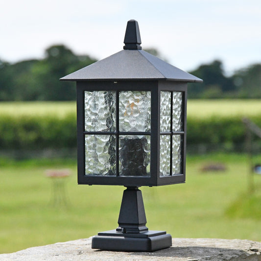 Traditional Textured Window Pillar Light