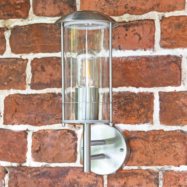 Modern Stainless Steel Wall Lantern