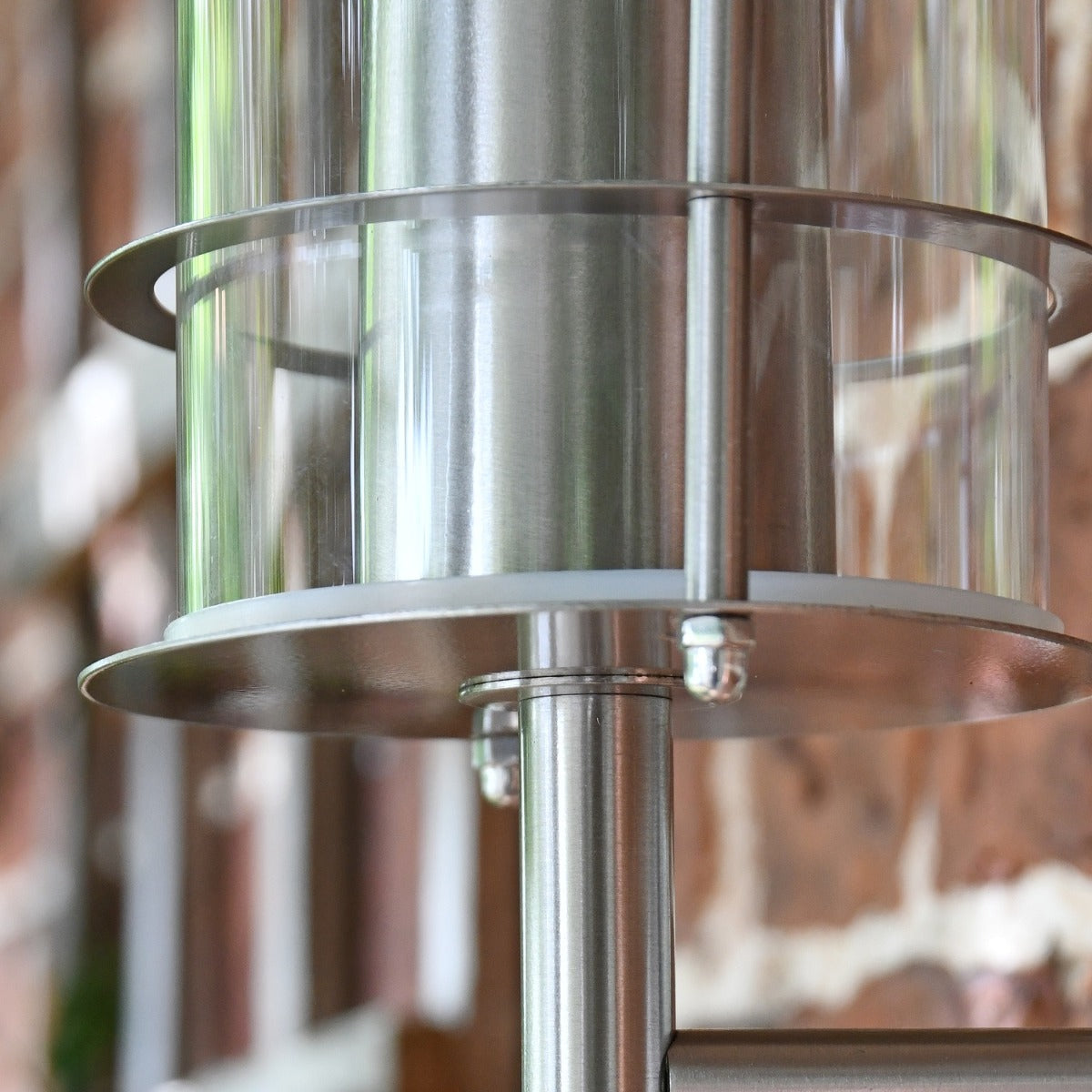 Close up of modern Stainless Steel framework 