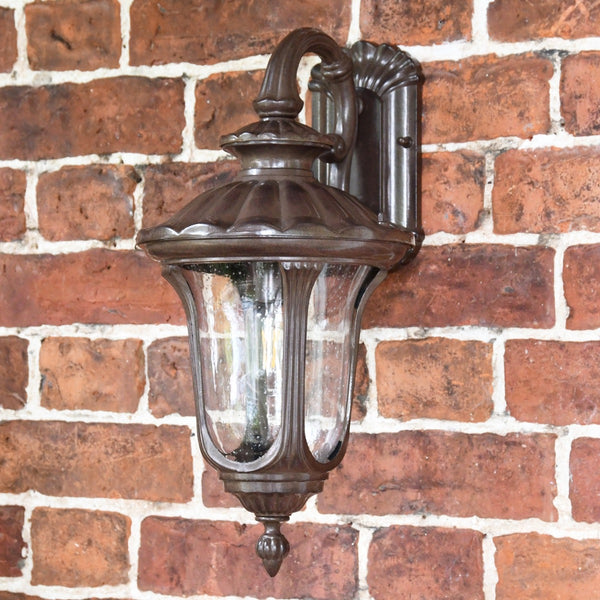 Traditional Bronze Top Fix Wall Lantern
