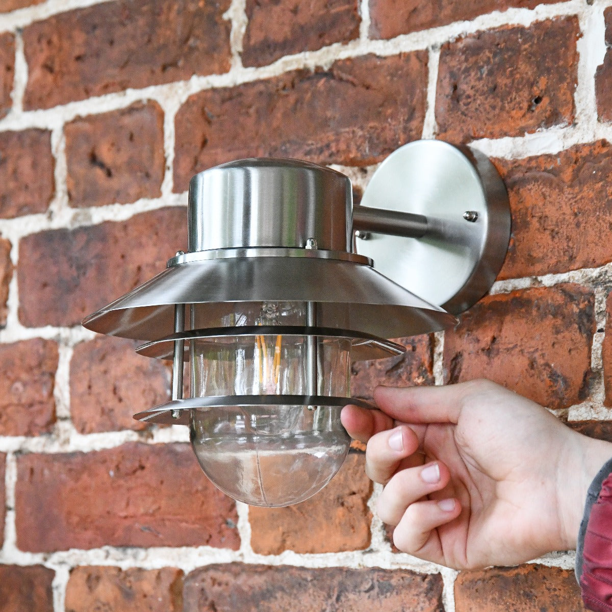  Stainless Steel Top Fix Porch Lantern