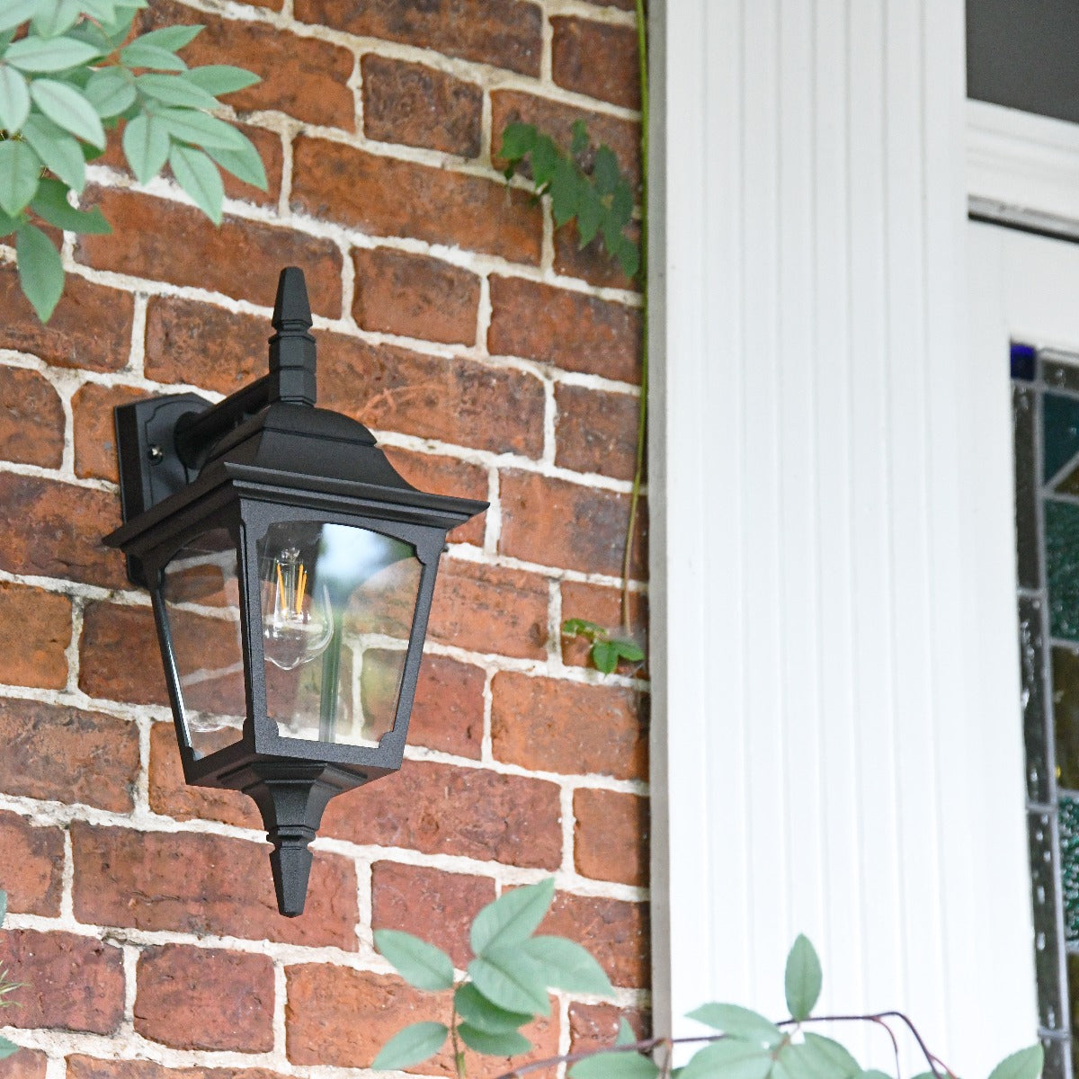 Traditional Black Wall Lantern
