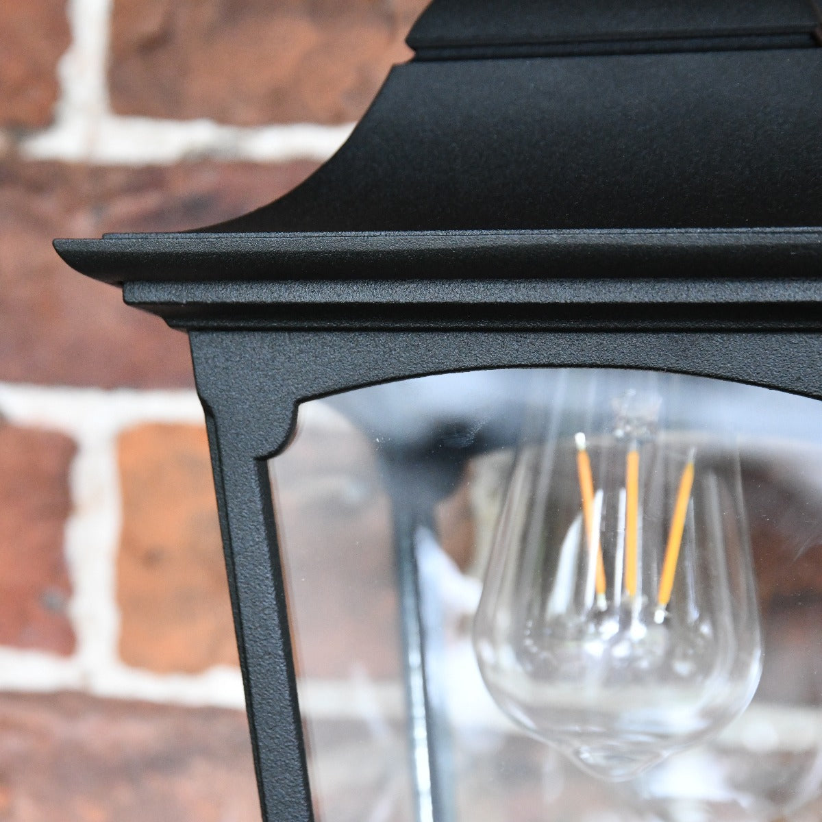 Close Up of The Finish On The Victorian Wall Light