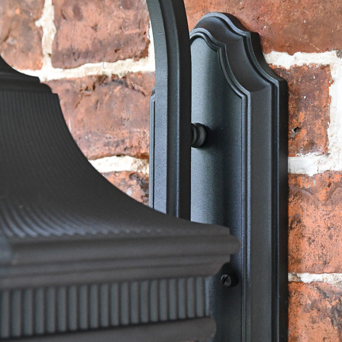 Large Black Traditional Suspended Wall Lantern