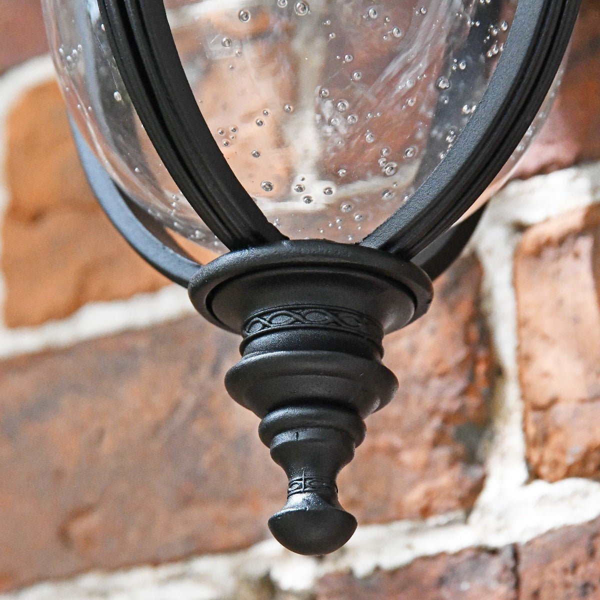 Bottom of Black Top Fix Traditional Wall Lantern