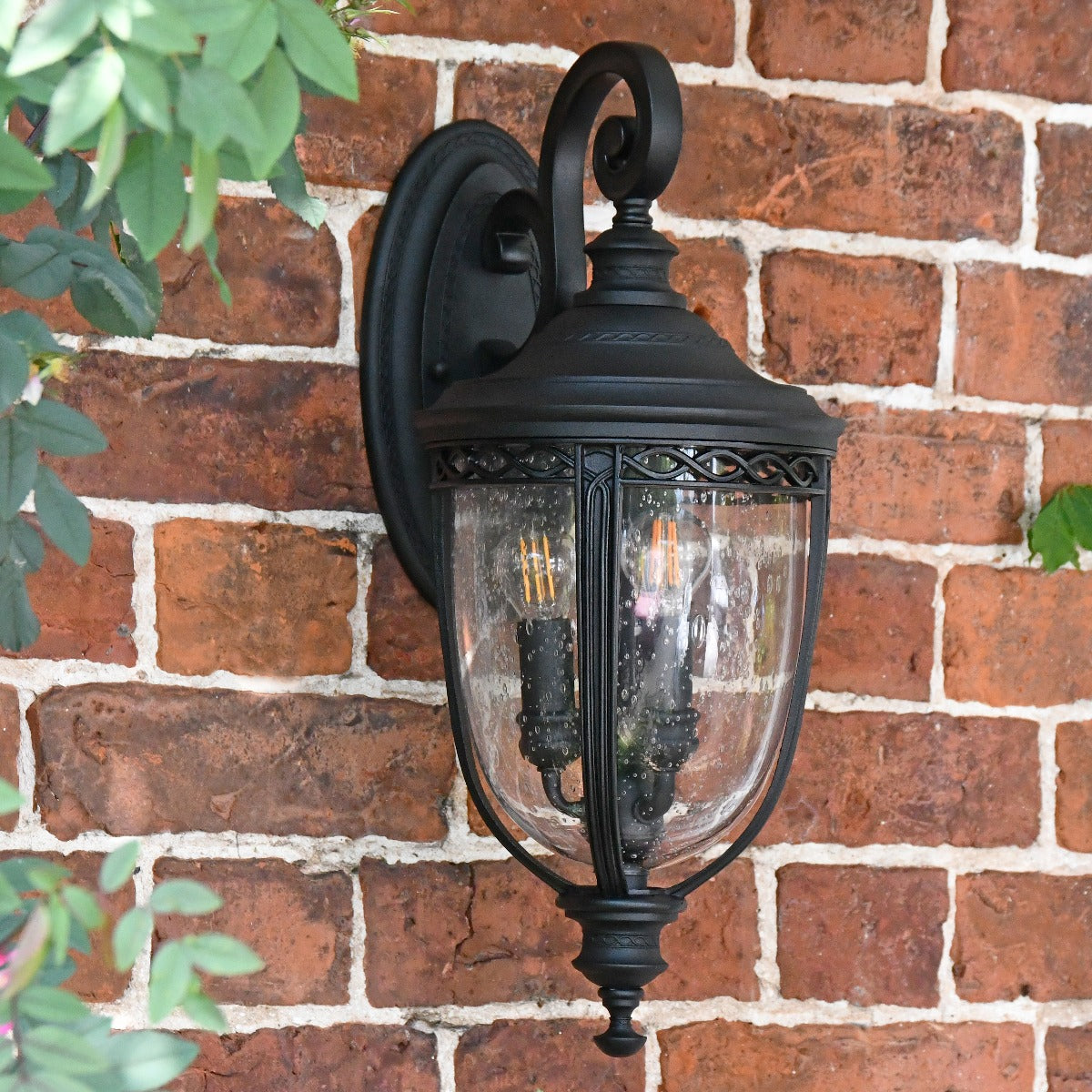"The Chelford" Black Top Fix Traditional Wall Light