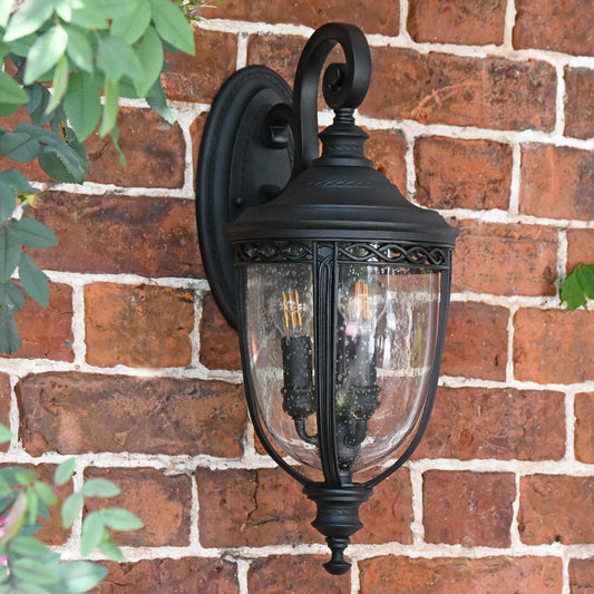 "The Chelford" Black Top Fix Traditional Wall Light