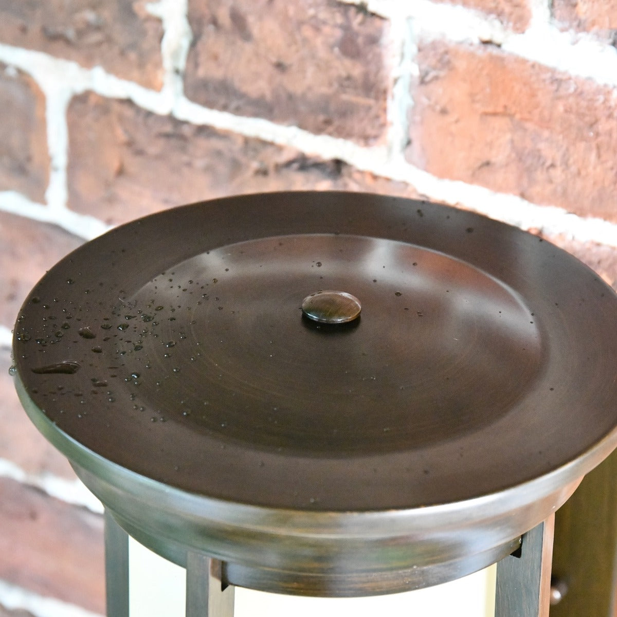 Close up of circular lantern top 