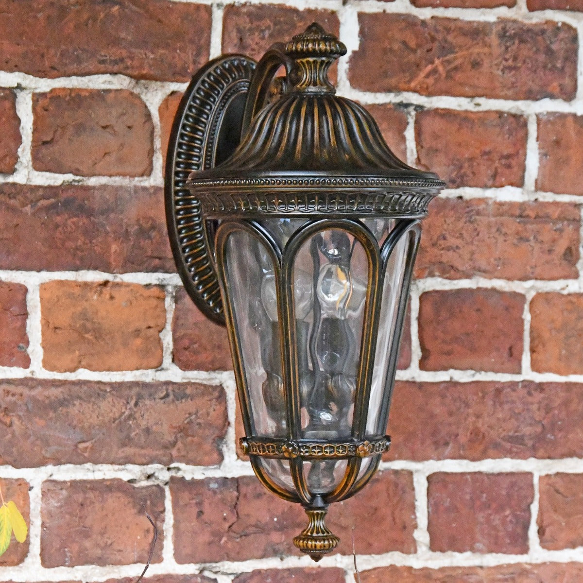 Resplendent Bronzed Top Fix Wall Lantern