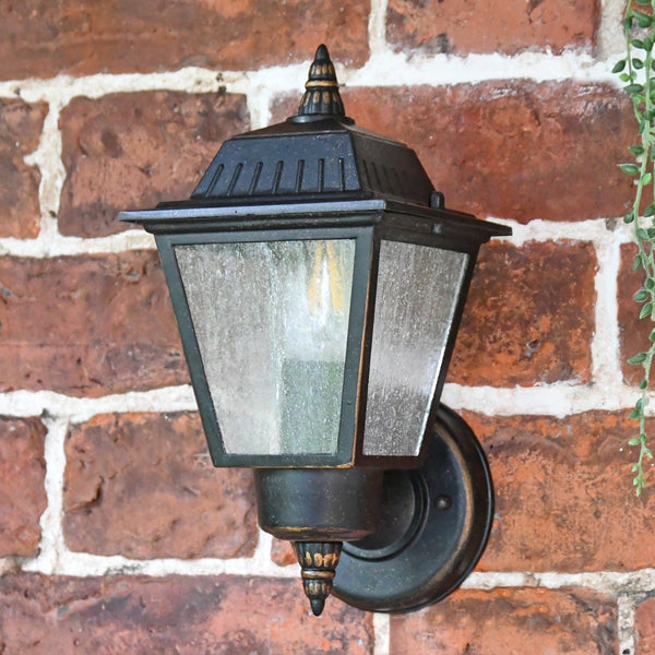 Vintage Bronze Flush Fitting Wall Lantern