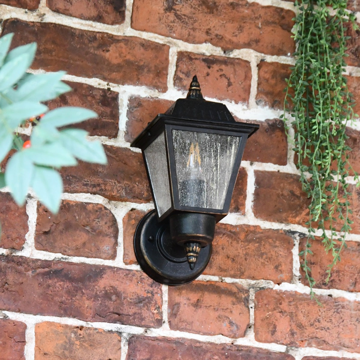 Vintage Bronze Flush Fitting Wall Lantern 