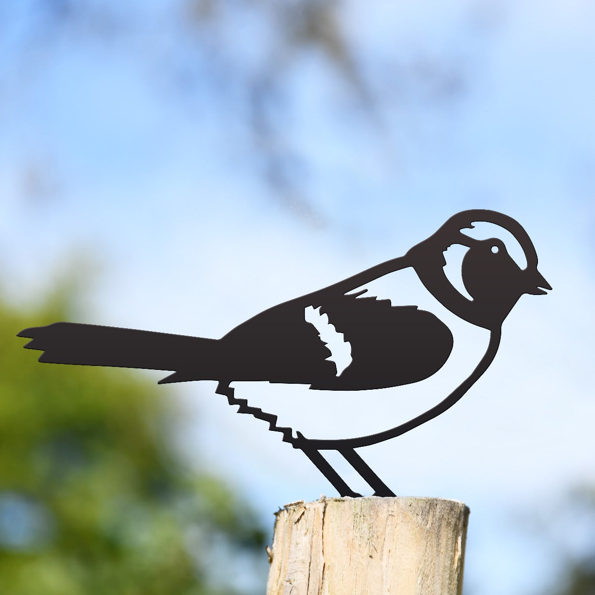 Sparrow Garden Sheet Steel Fence Topper In Black