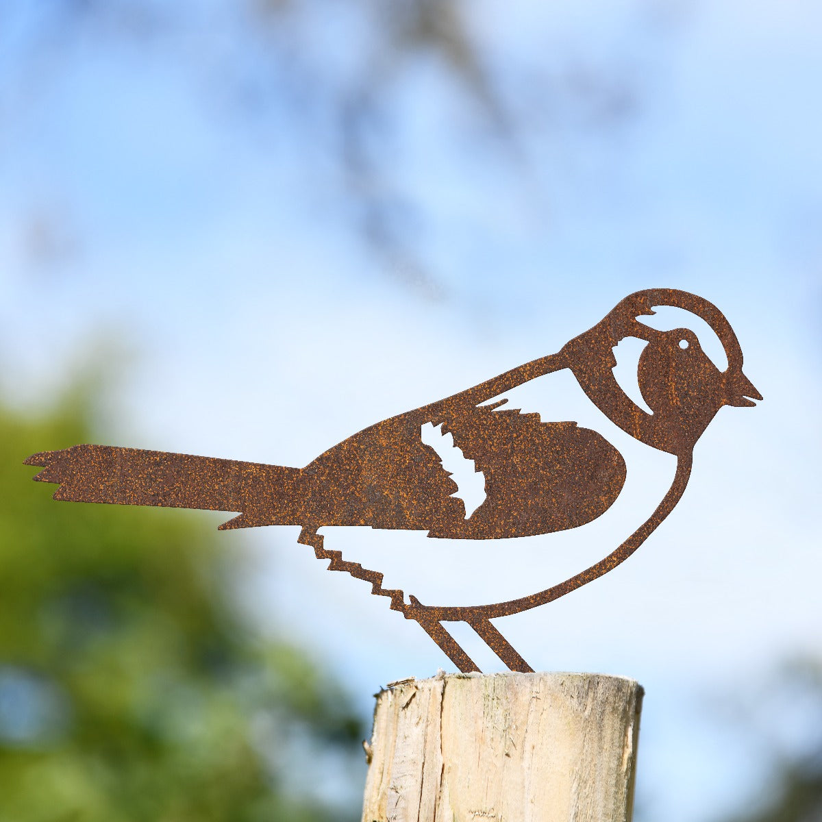 Sparrow Garden Sheet Steel Fence Topper In Rustic