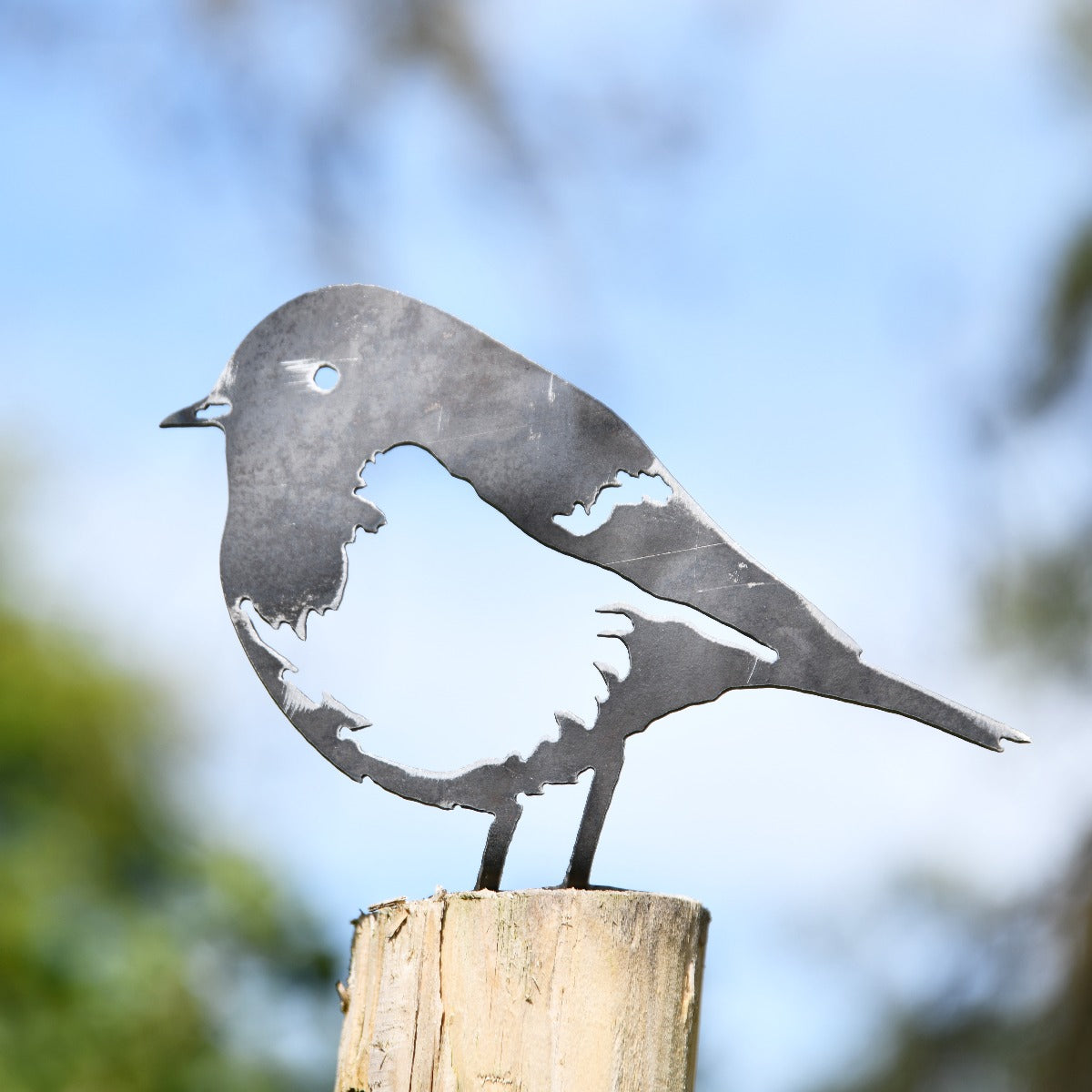 Robin Garden Sheet Steel Fence Topper In Natural Finish
