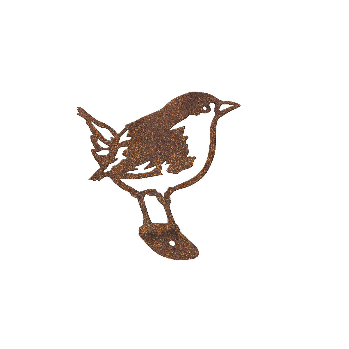 Wren Garden Sheet Steel Fence Topper In Rustic