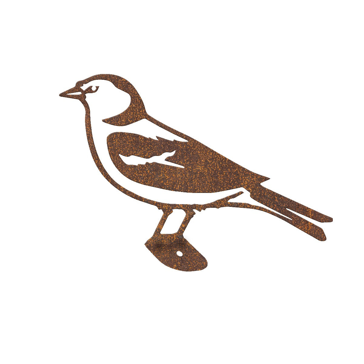 Chaffinch Garden Sheet Steel Fence Topper In Rustic