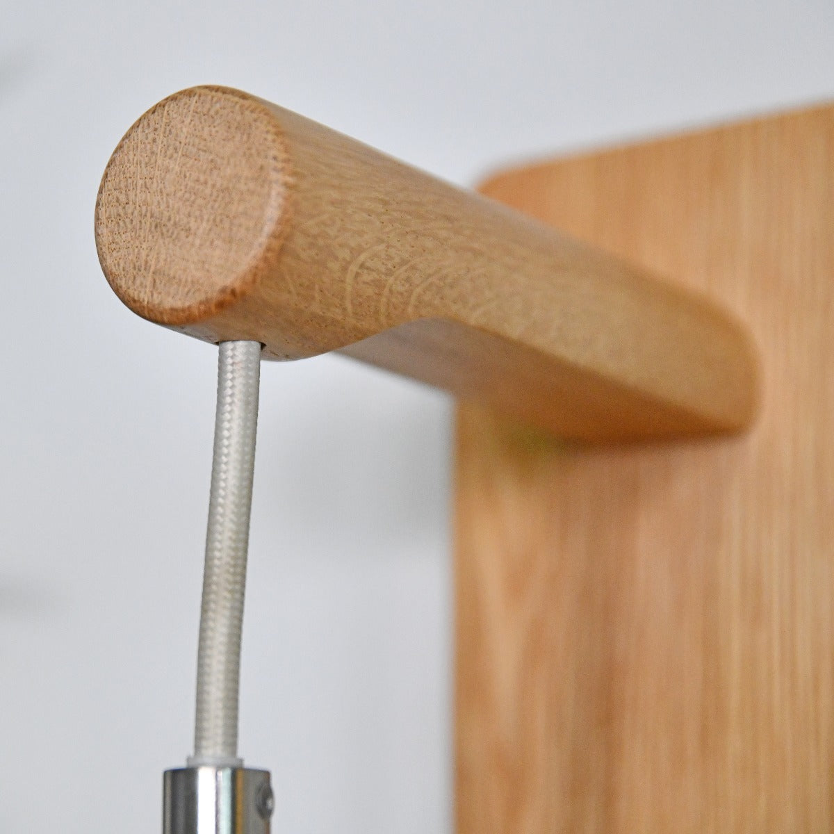 Wood and Steel Hanging Wall Light by Garden Trading