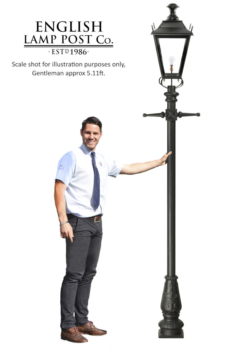 Life size scale of the 'Dorchester' lamp post