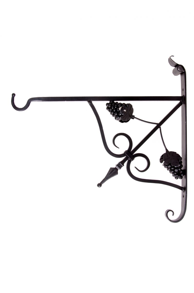 Close up of the grape inspired bracket