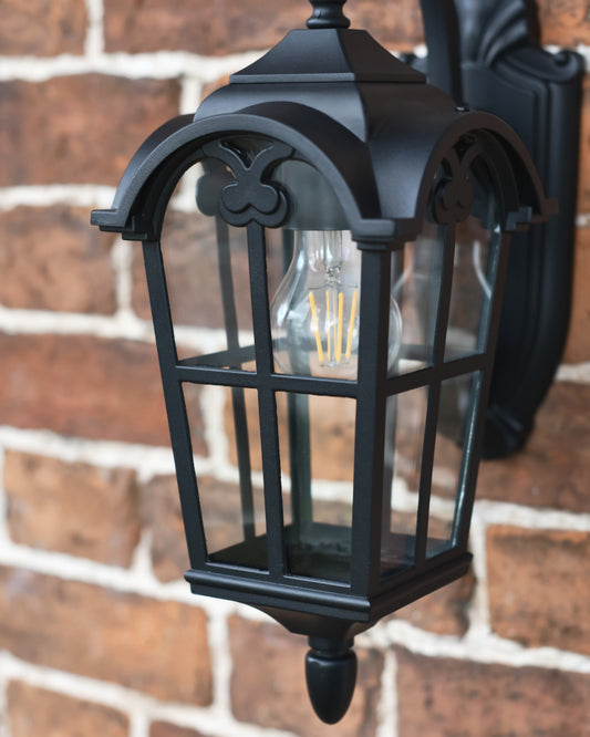 Close up of the Gothic inspired lantern 