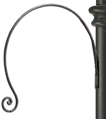 Garden Lamp Post with Hanging Baskets and Brackets