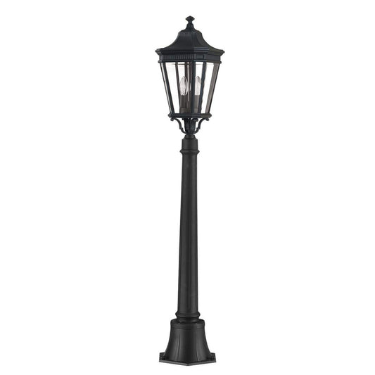 Victorian 'Grangehill' Black Pillar Light