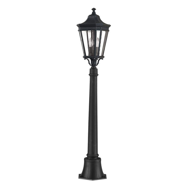Victorian 'Grangehill' Black Pillar Light