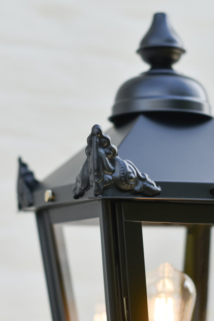 Victorian lamp post tops