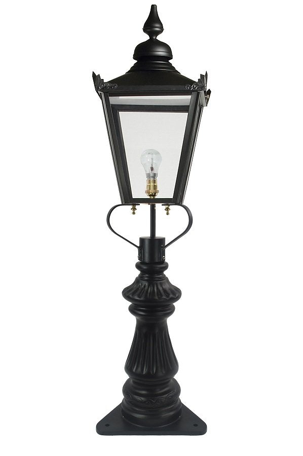 'Wiscombe' Victorian Black Pillar Light