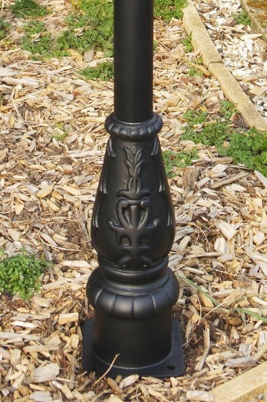 Close-up of the Lamp Post Base