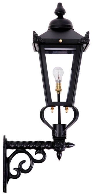 Large Black Victorian Wall Light