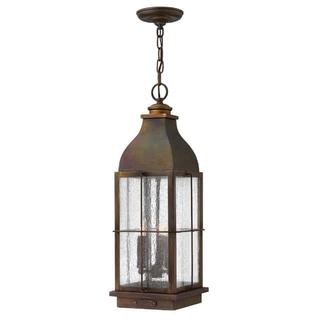 Vintage Design Solid Brass Chain Lantern - thumbnail